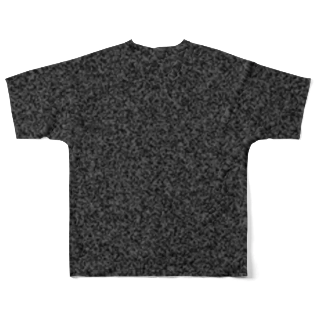 lisz-marketのWhiteNoise All-Over Print T-Shirt :back