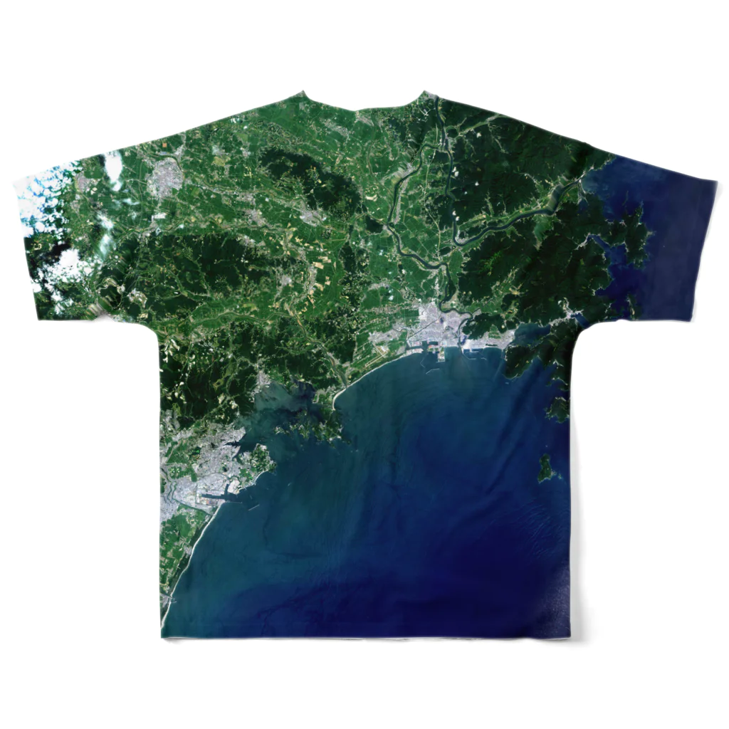 WEAR YOU AREの宮城県 東松島市 Tシャツ 両面 All-Over Print T-Shirt :back