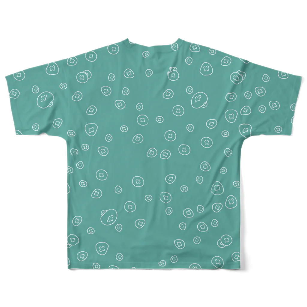 Nico Rab.のミズクラゲ All-Over Print T-Shirt :back