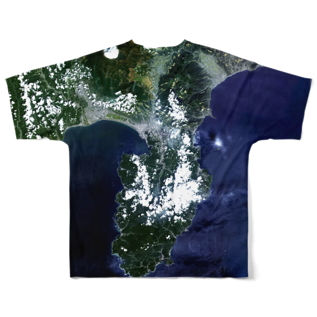 WEAR YOU AREの静岡県 伊豆の国市 Tシャツ 両面 All-Over Print T-Shirt :back