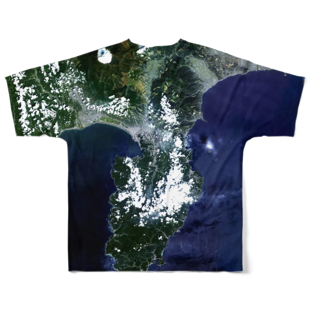 WEAR YOU AREの静岡県 伊豆の国市 Tシャツ 両面 All-Over Print T-Shirt :back