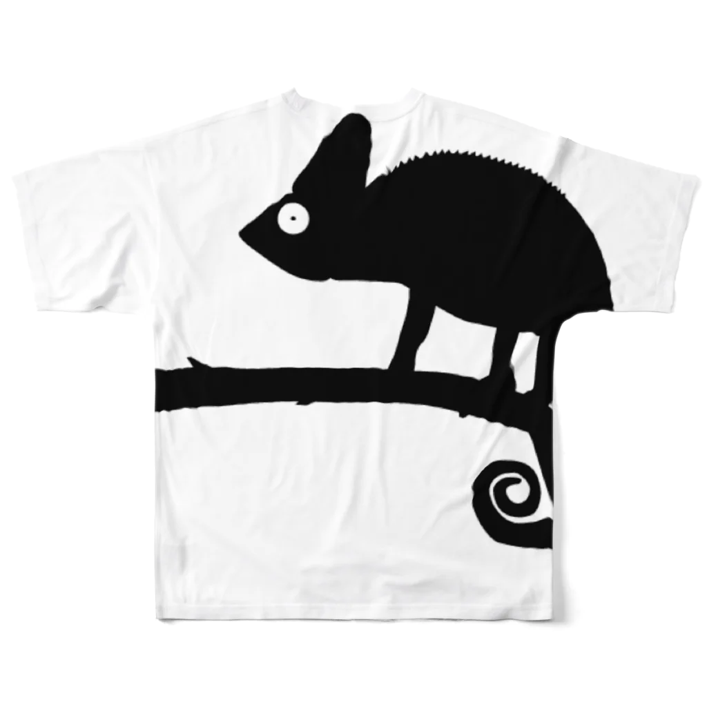 TERU HOUSEのCHAMELEON ペアTシャツ Ｍサイズ All-Over Print T-Shirt :back