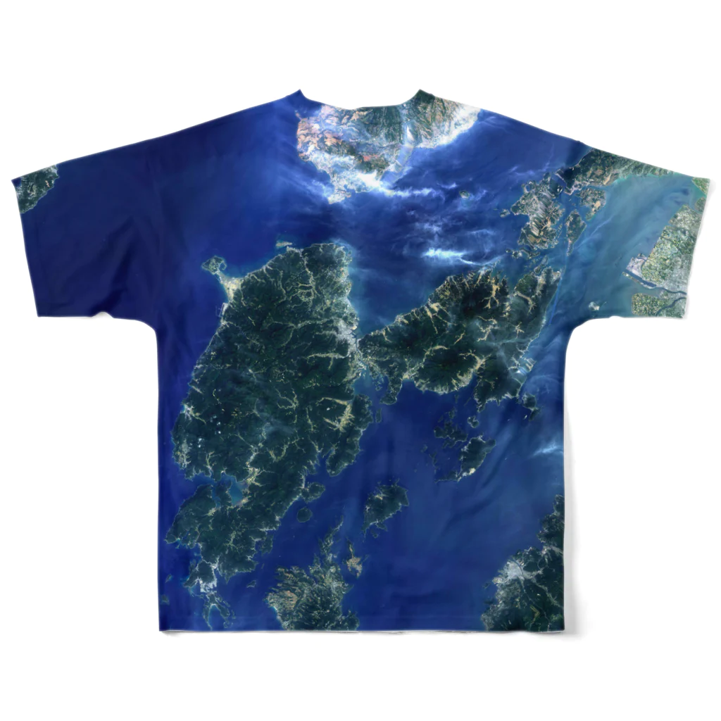 WEAR YOU AREの熊本県 天草市 Tシャツ 両面 フルグラフィックTシャツの背面