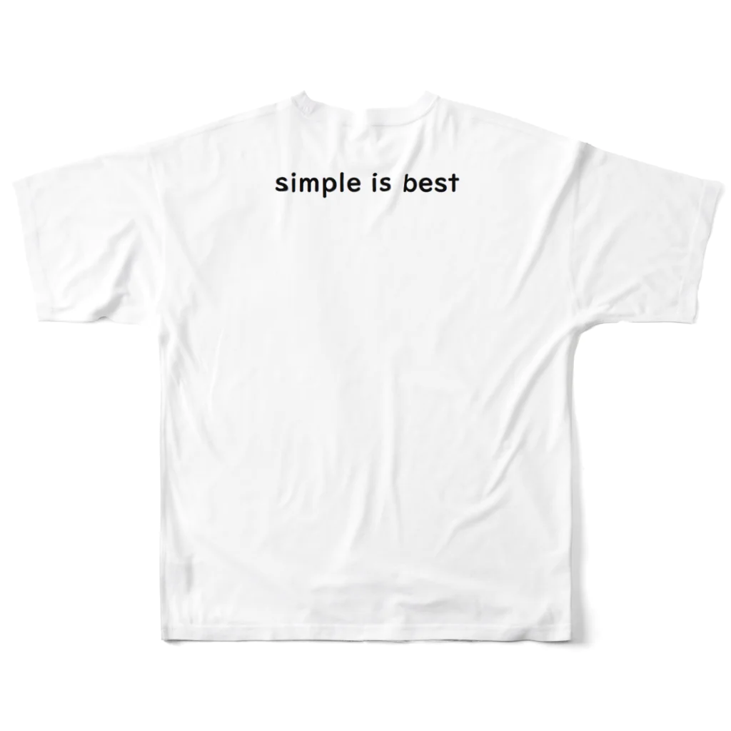 shun_kojiのgood quality フルグラフィックTシャツの背面