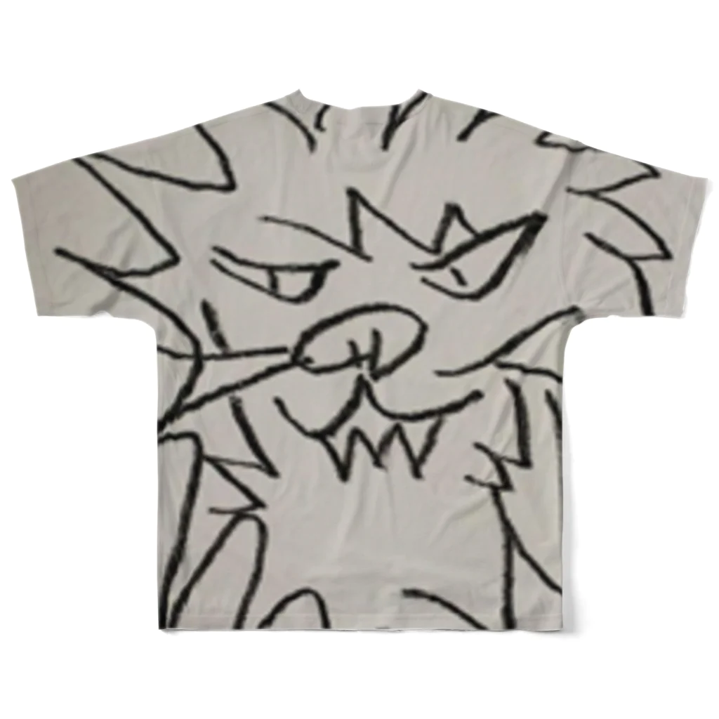 panthera leoのdandi lion All-Over Print T-Shirt :back