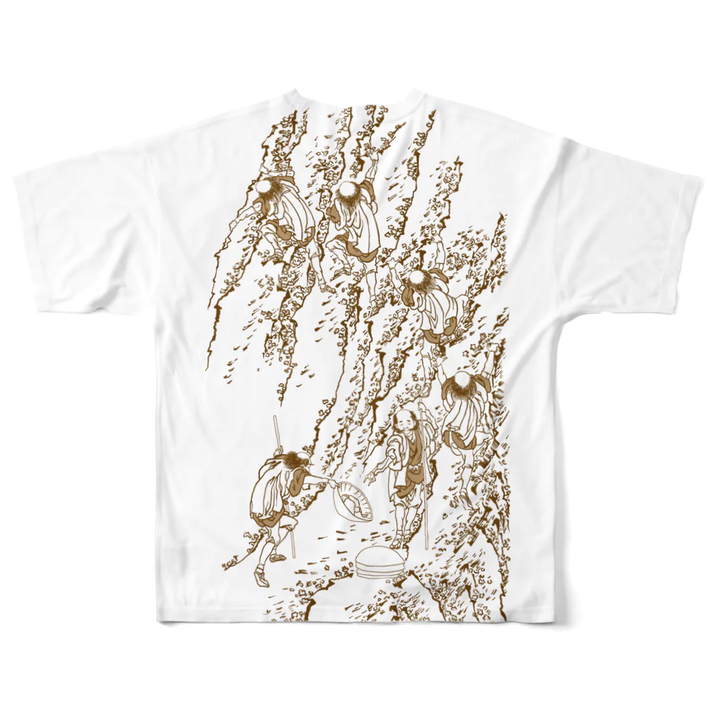 HIGEQLOのGO CLIMB All-Over Print T-Shirt :back