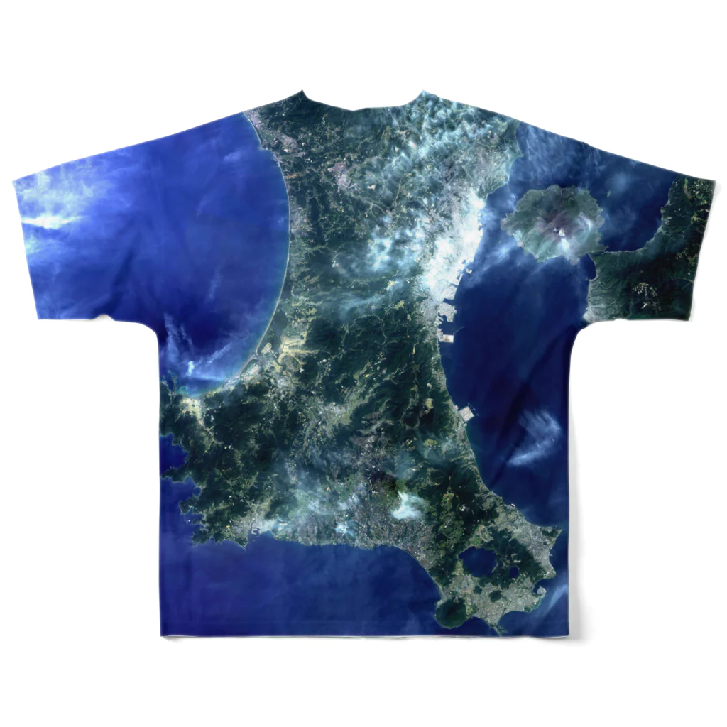 WEAR YOU AREの鹿児島県 南九州市 Tシャツ 両面 All-Over Print T-Shirt :back