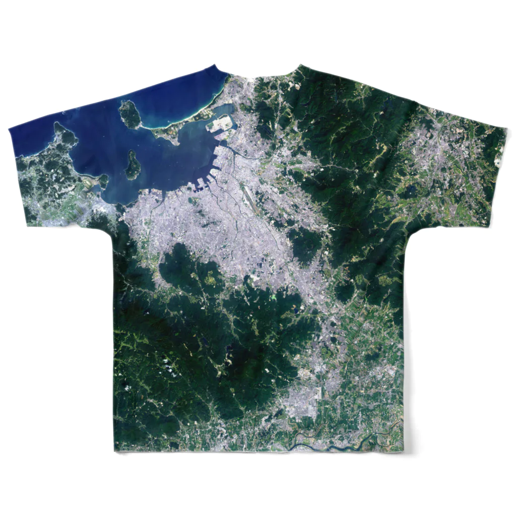 WEAR YOU AREの福岡県 太宰府市 Tシャツ 両面 All-Over Print T-Shirt :back