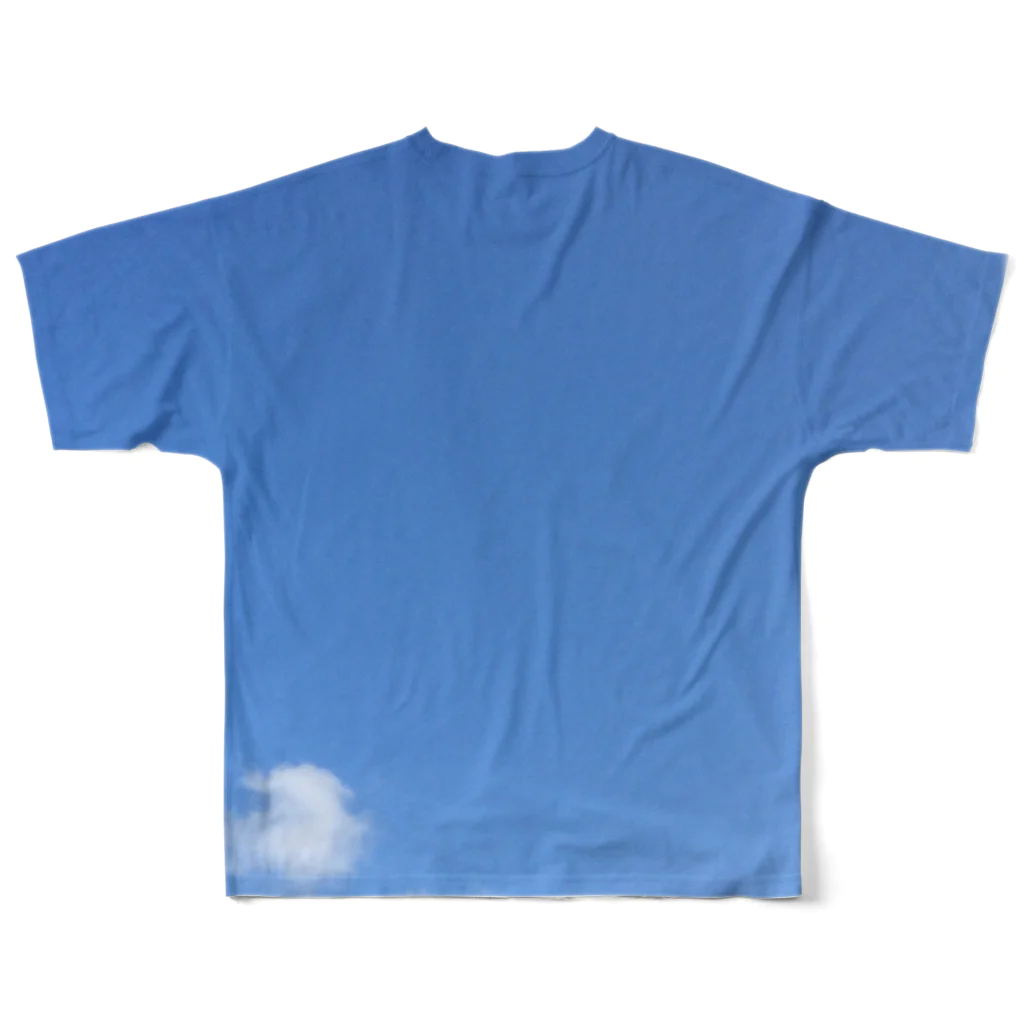 kasaiの sky All-Over Print T-Shirt :back