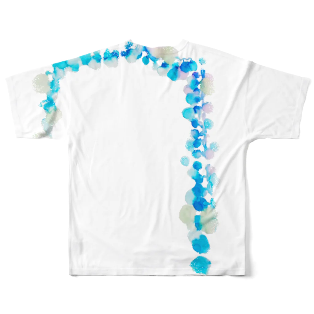 peonicの海ぶどう All-Over Print T-Shirt :back