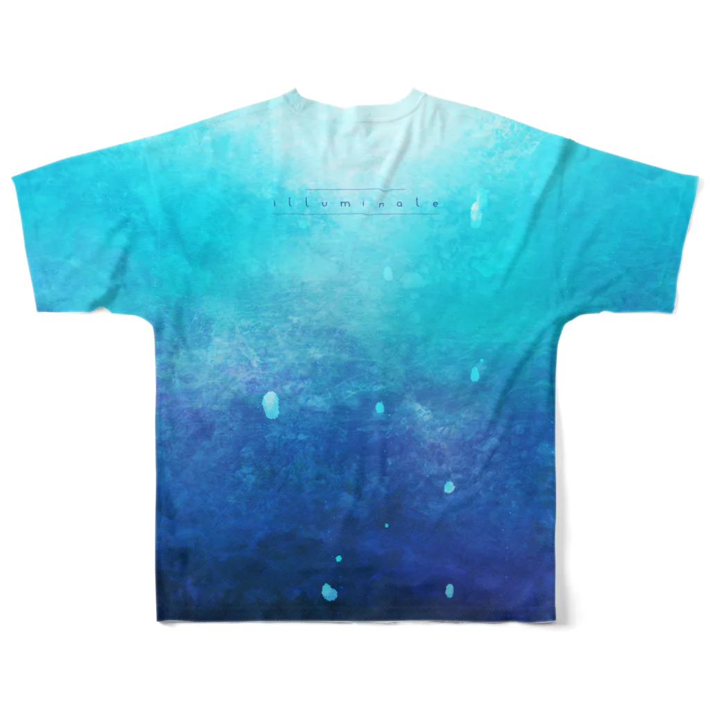 Acabane* Shopのilluminate All-Over Print T-Shirt :back