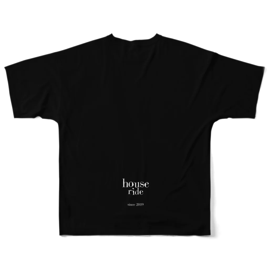 HOUSE DANCE MANIAのjazz-head フルグラフィックTシャツの背面