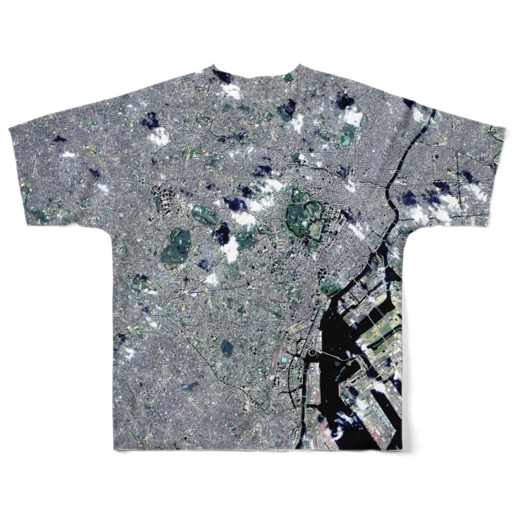 WEAR YOU AREの東京都 港区 Tシャツ 両面 フルグラフィックTシャツの背面