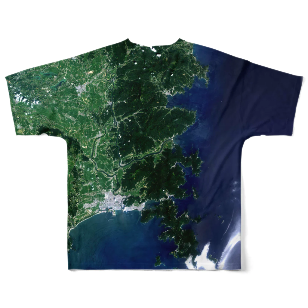 WEAR YOU AREの宮城県 石巻市 Tシャツ 両面 All-Over Print T-Shirt :back