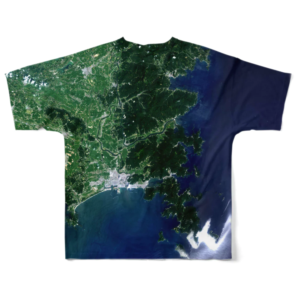 WEAR YOU AREの宮城県 石巻市 Tシャツ 両面 All-Over Print T-Shirt :back