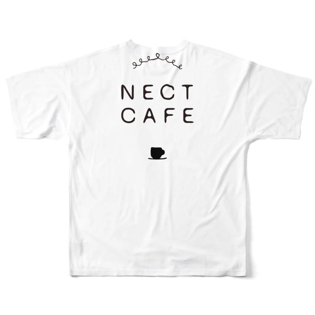 NECTCAFEのNECT CAFE オリジナルTシャツ All-Over Print T-Shirt :back