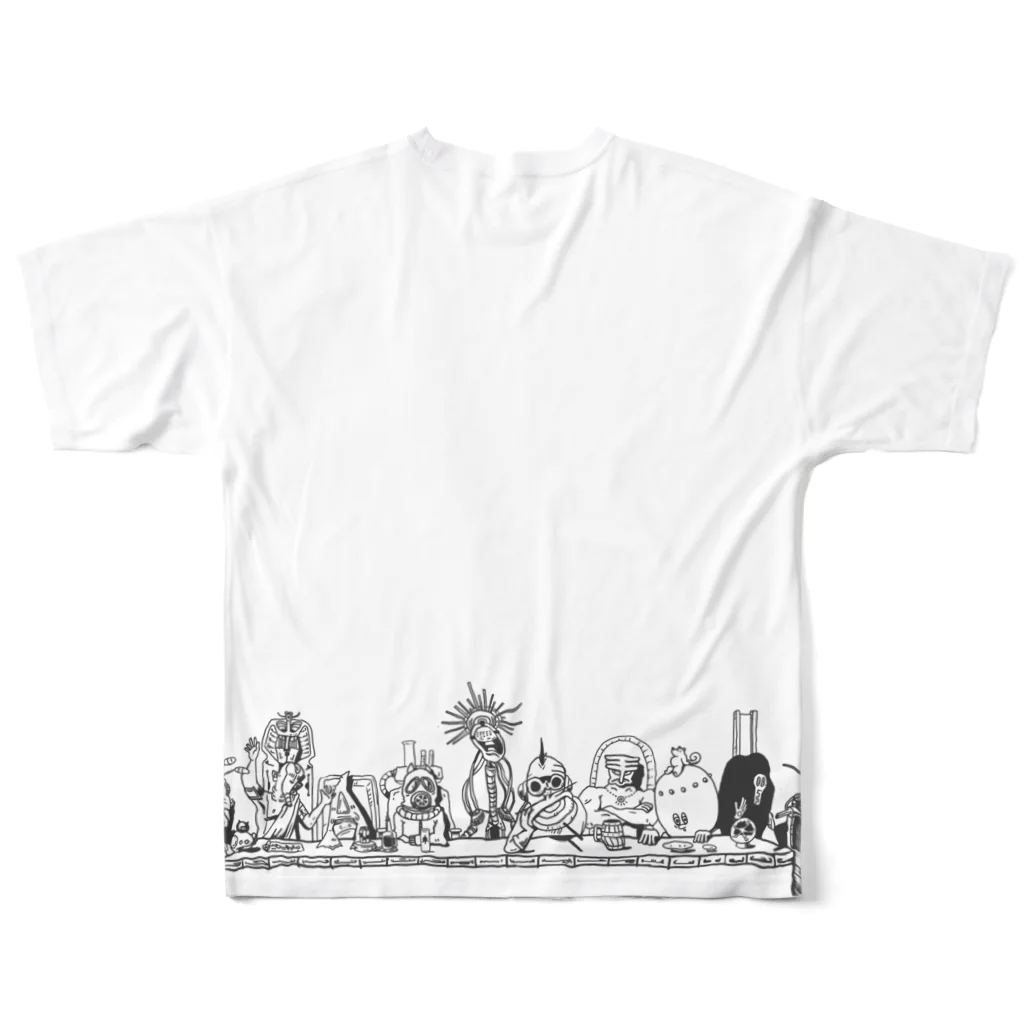 ピッグせんすいかんのBANSAN All-Over Print T-Shirt :back