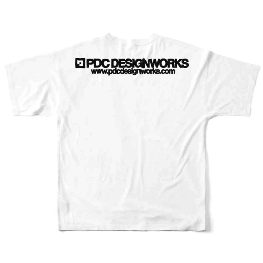 山﨑商店のpdc_M フルグラフィックTシャツの背面