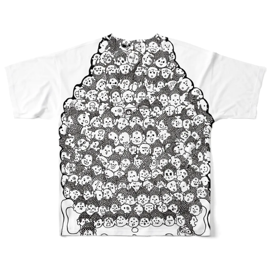 imaginationsの大仏ちゃん All-Over Print T-Shirt :back