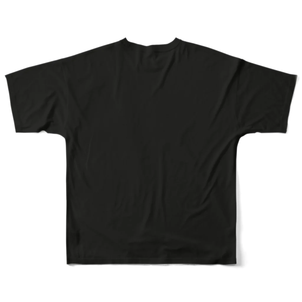 猫神様のいる店『SHRIMO』の大迫力CAT Tシャツ All-Over Print T-Shirt :back