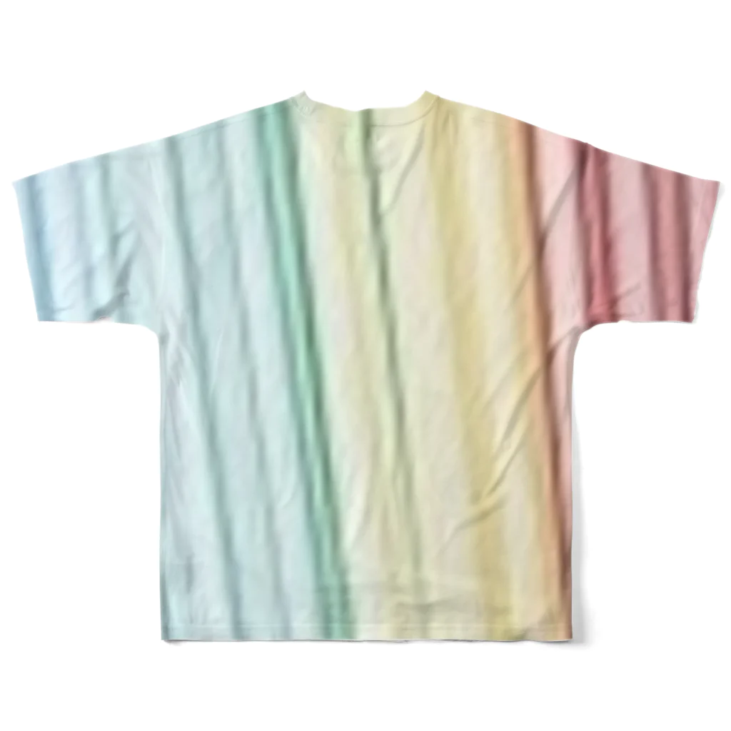 COSMIC STYLE のRainbow フルグラフィックTシャツの背面