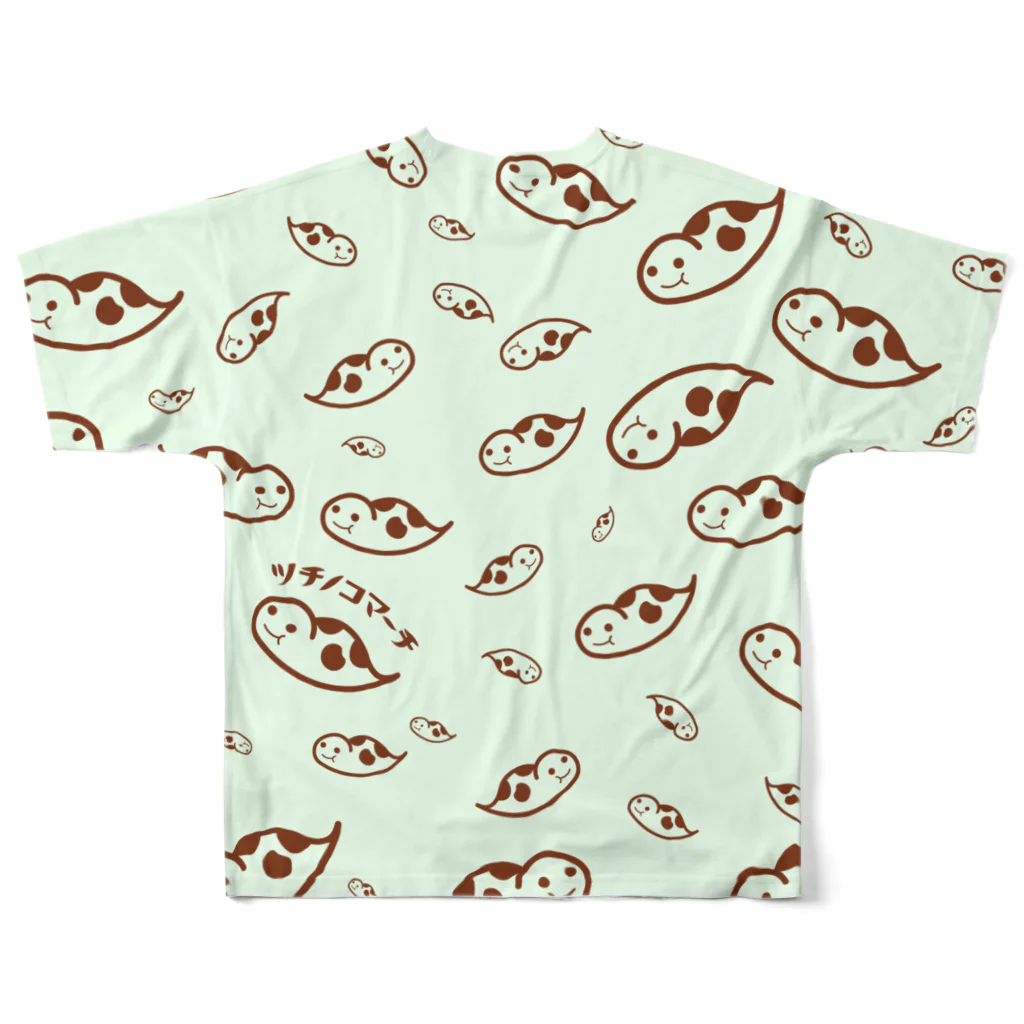 ツチノコマーチのツチノコうようよ★チョコミント All-Over Print T-Shirt :back