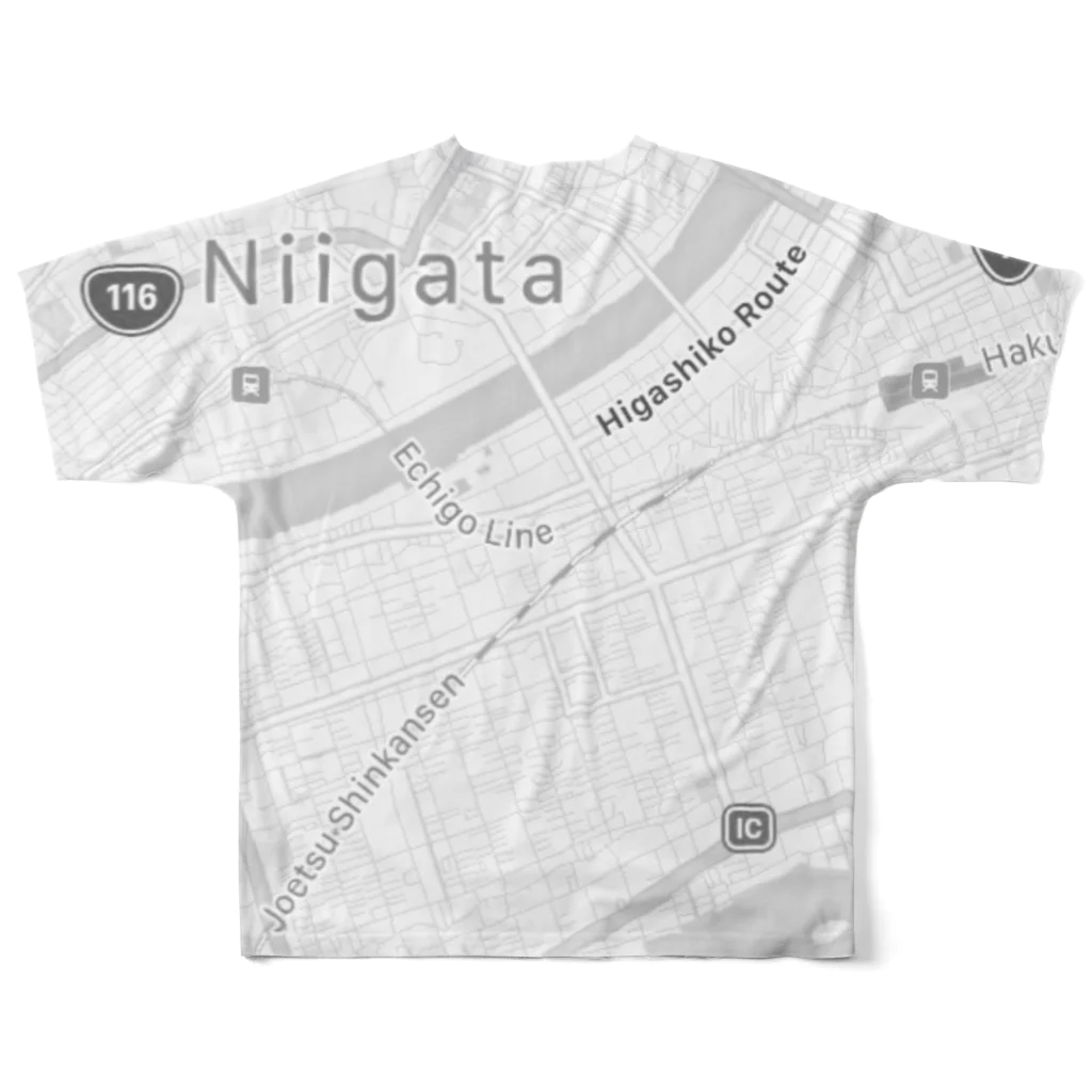 AnoguchiのNIIGATA フルグラフィックTシャツの背面