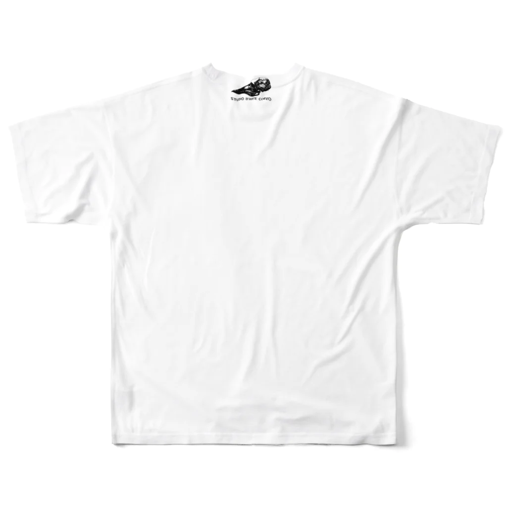 小田隆のライオン All-Over Print T-Shirt :back