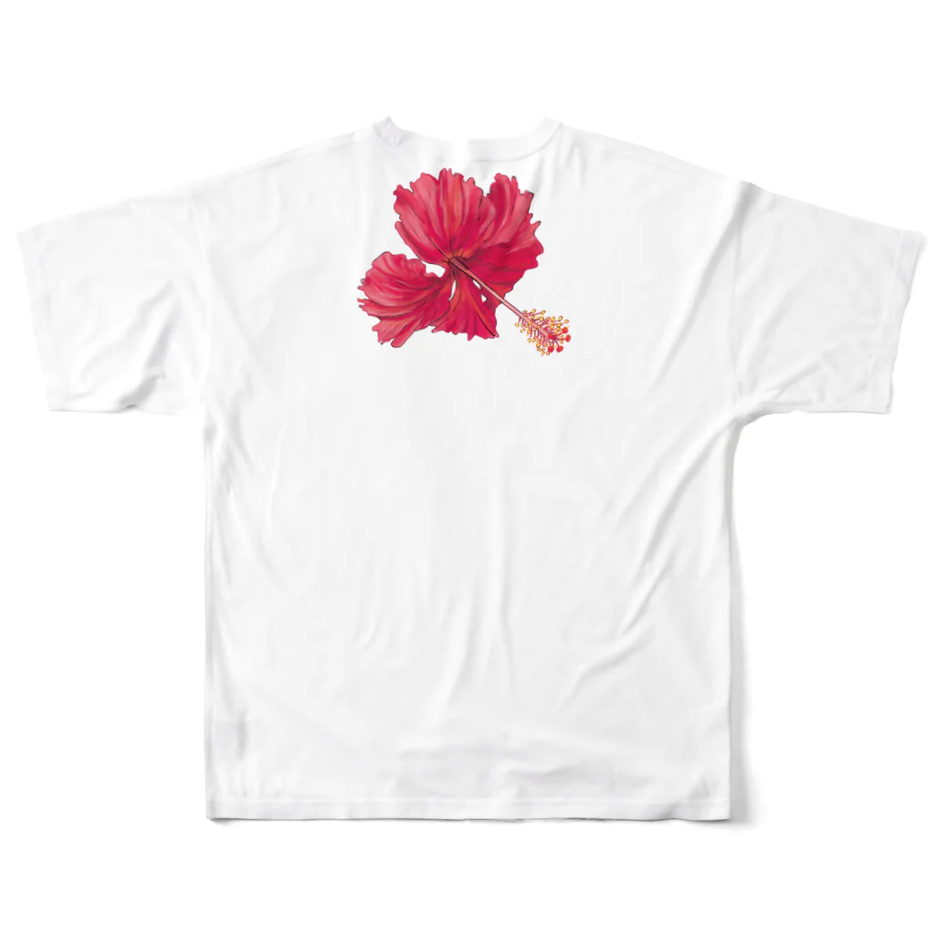 MUSEUM LAB SHOP MITのツマベニチョウをまとうTシャツ 풀그래픽 티셔츠の背面