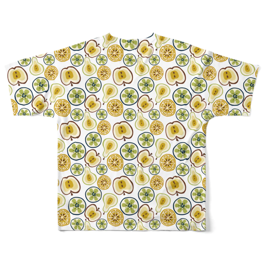 Suzy_TextileのParlor Bear's Smoothie Shack  All-Over Print T-Shirt :back