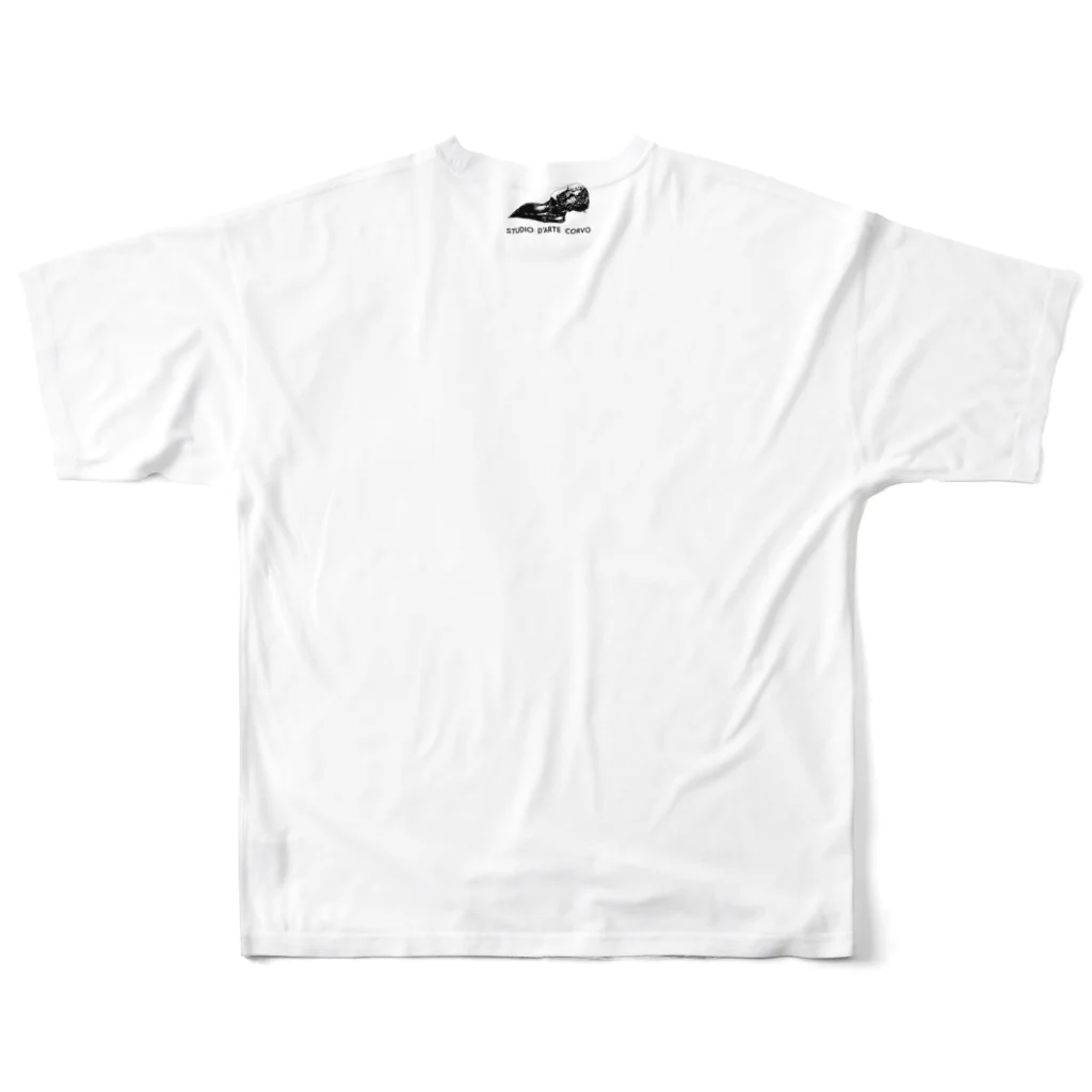 小田隆のドードー All-Over Print T-Shirt :back