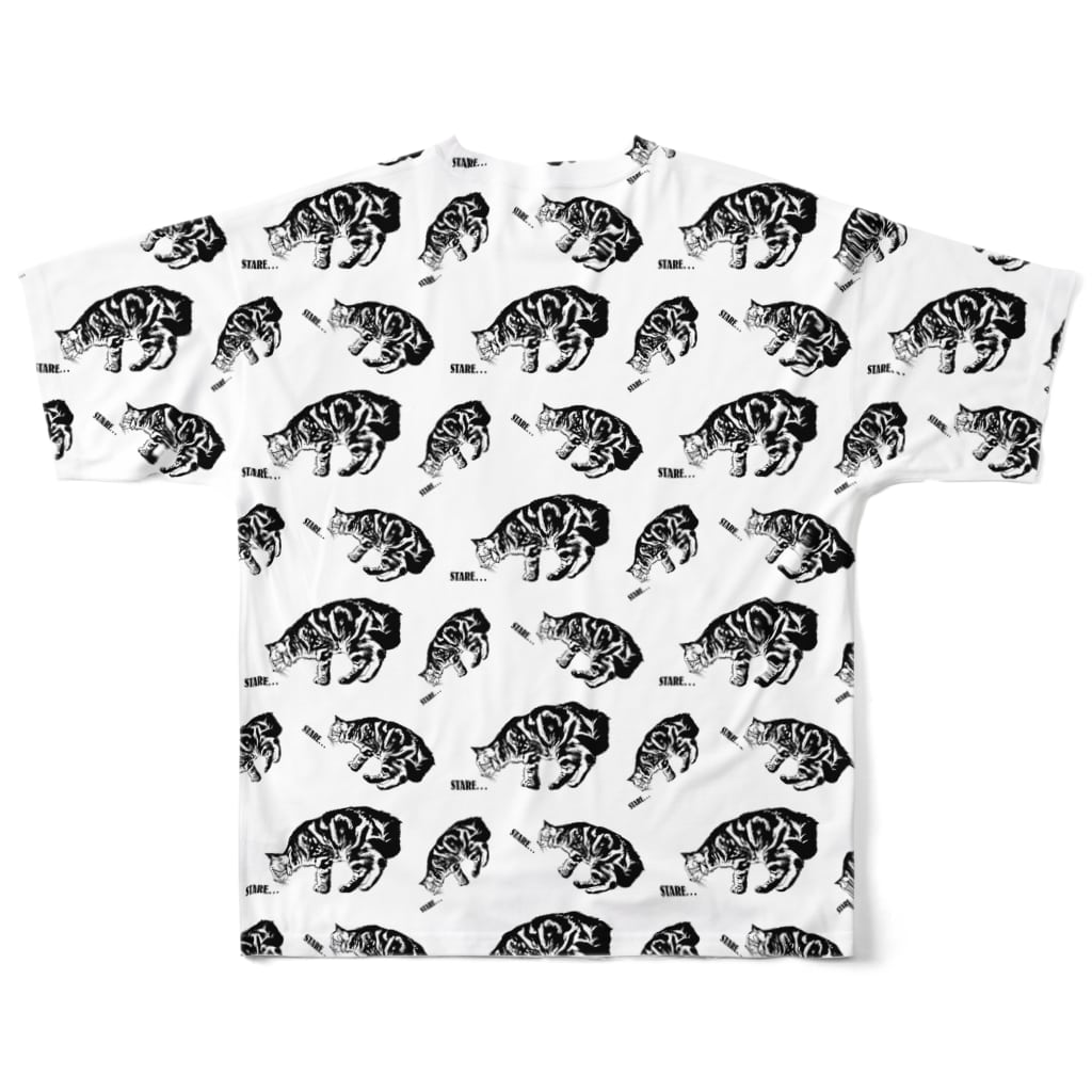 猫と釣り人のCAT_7_1_PT All-Over Print T-Shirt :back