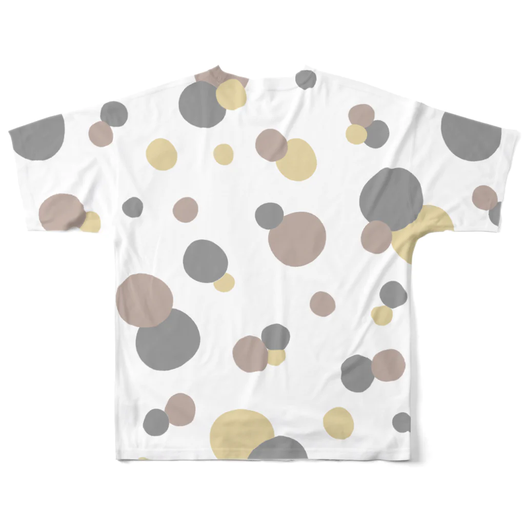 momomooのあわい三毛猫T All-Over Print T-Shirt :back