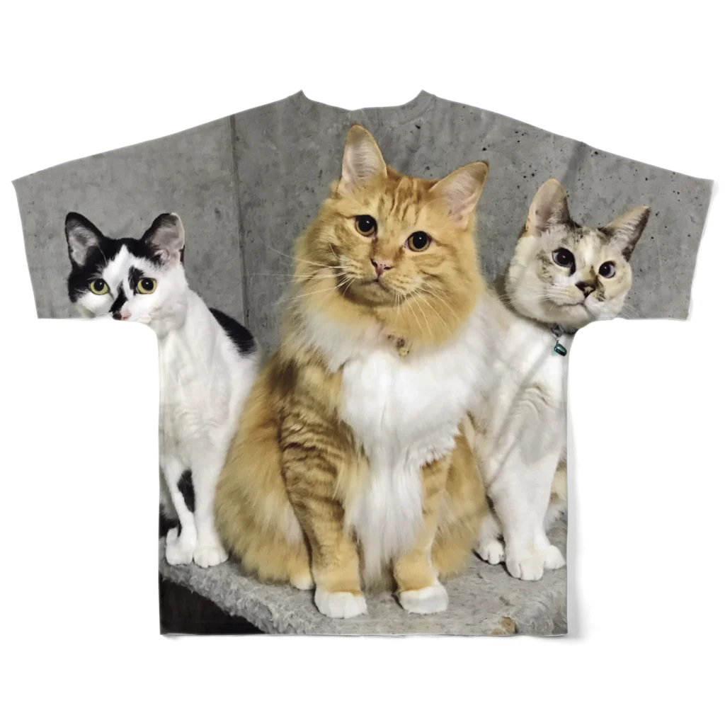 猫太郎の2019年4月2日 フルグラフィックTシャツの背面