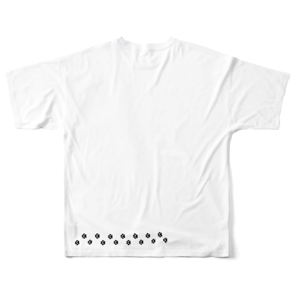 Kuro*s Brandのネズミっぽいなにか All-Over Print T-Shirt :back