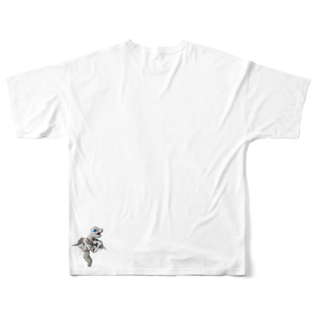 Tinkle tunc⇒高円寺Cream委託&通販のAko・Ishalの召喚魔法陣 All-Over Print T-Shirt :back