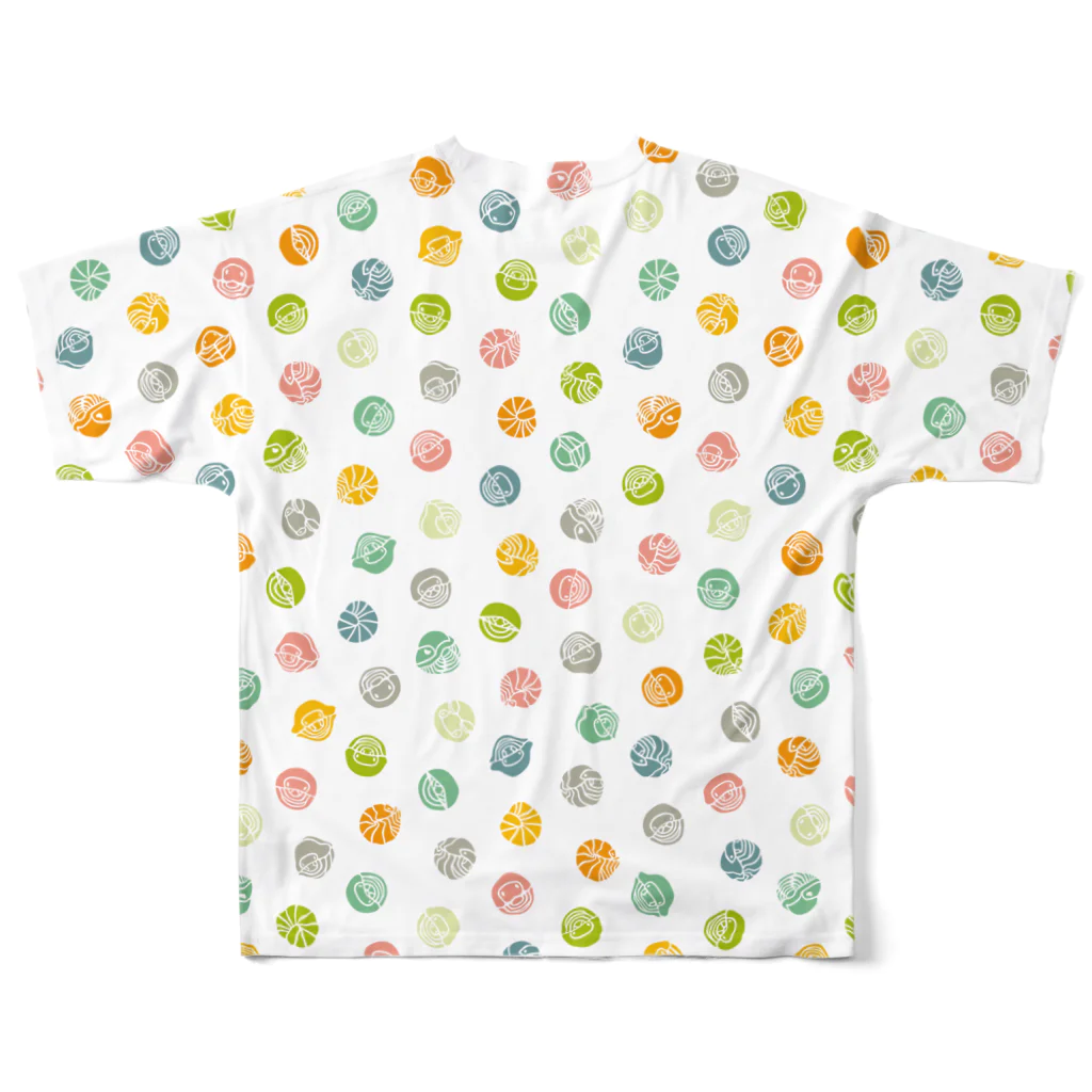 みのじのまるまるダンゴムシたち All-Over Print T-Shirt :back