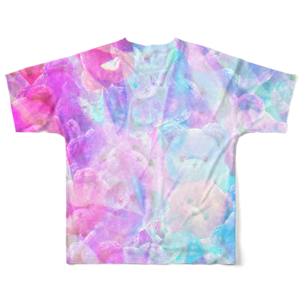 IENITY　/　MOON SIDEの【IENITY】HOLOGRAPHIC BEAR Ver.B All-Over Print T-Shirt :back