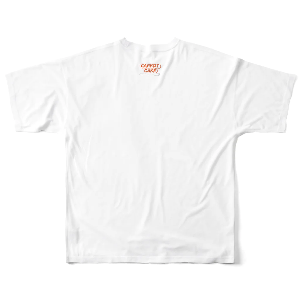 repeat_forestのCarrot Cake  フルグラフィックTシャツの背面