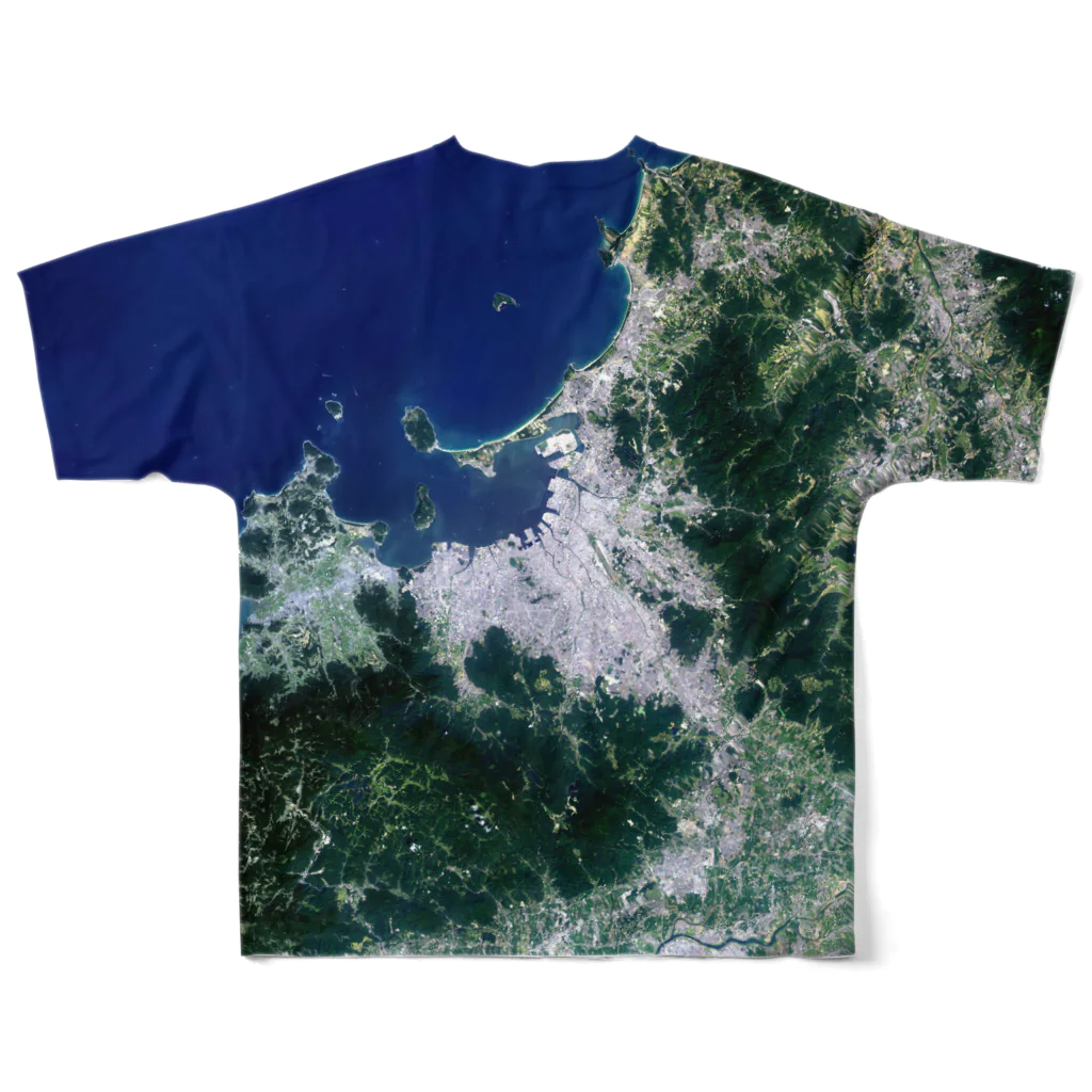 WEAR YOU AREの福岡県 福岡市 Tシャツ 両面 All-Over Print T-Shirt :back