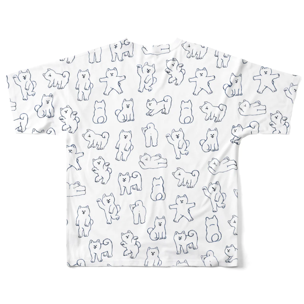 ヘロシナキャメラ売り場のいぬ All-Over Print T-Shirt :back