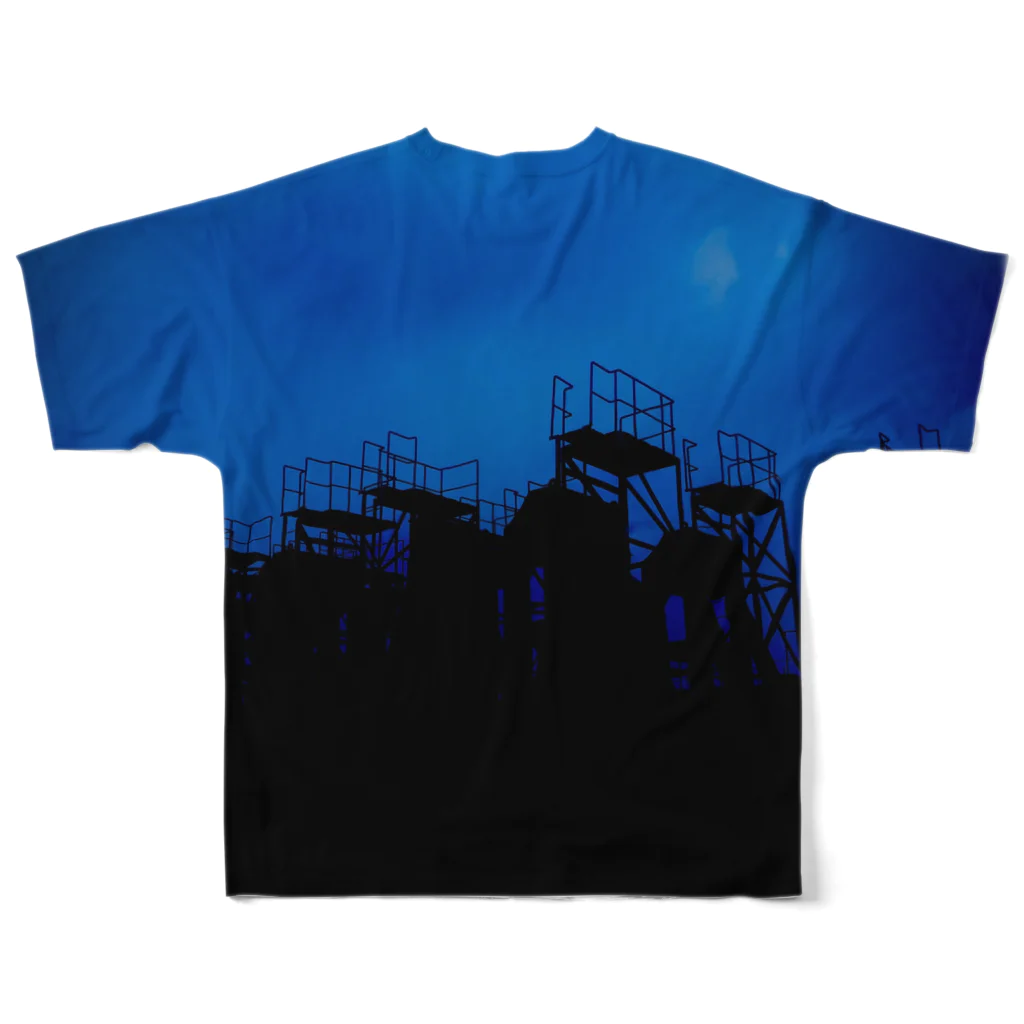 シリウスの匣の異世界の廃墟 All-Over Print T-Shirt :back