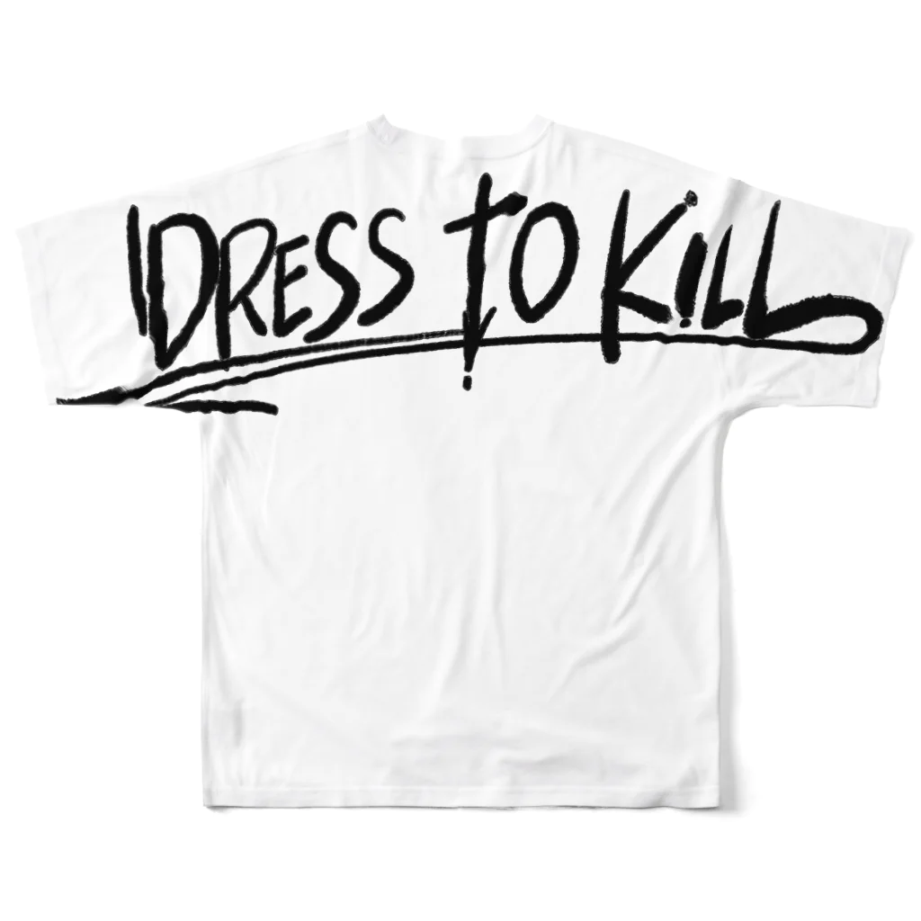 DRESS TO KILL.のBOY TOY フルグラフィックTシャツの背面