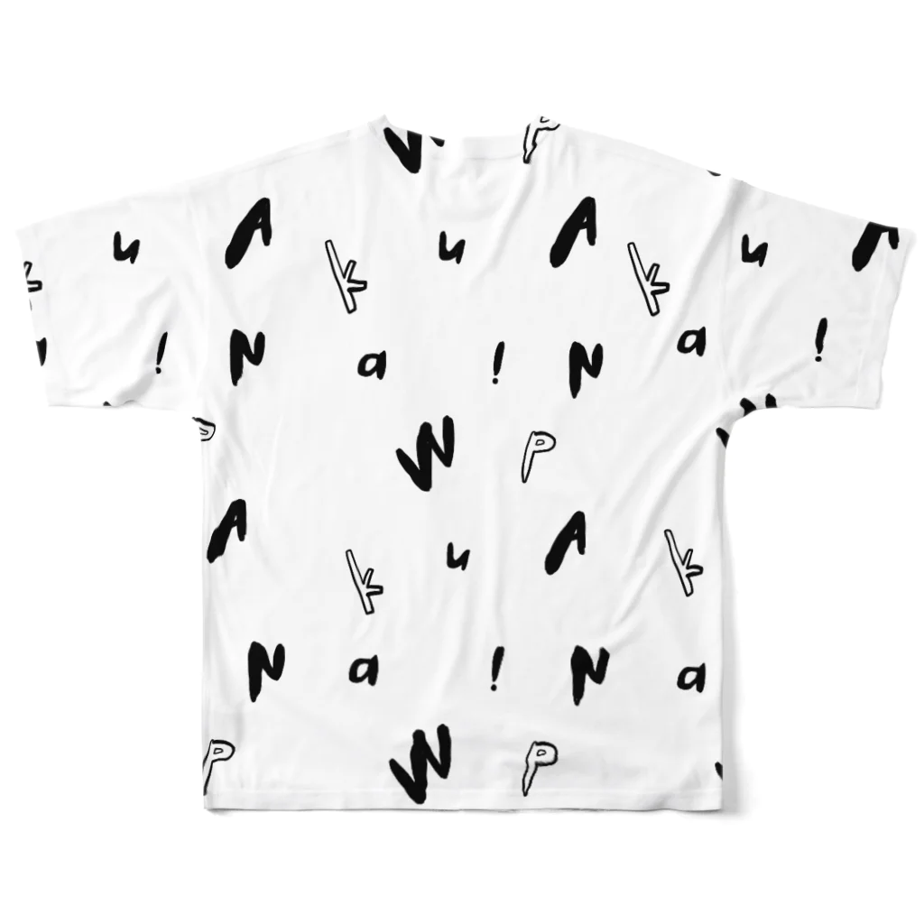 cottaのわんぱく wanpaku! All-Over Print T-Shirt :back