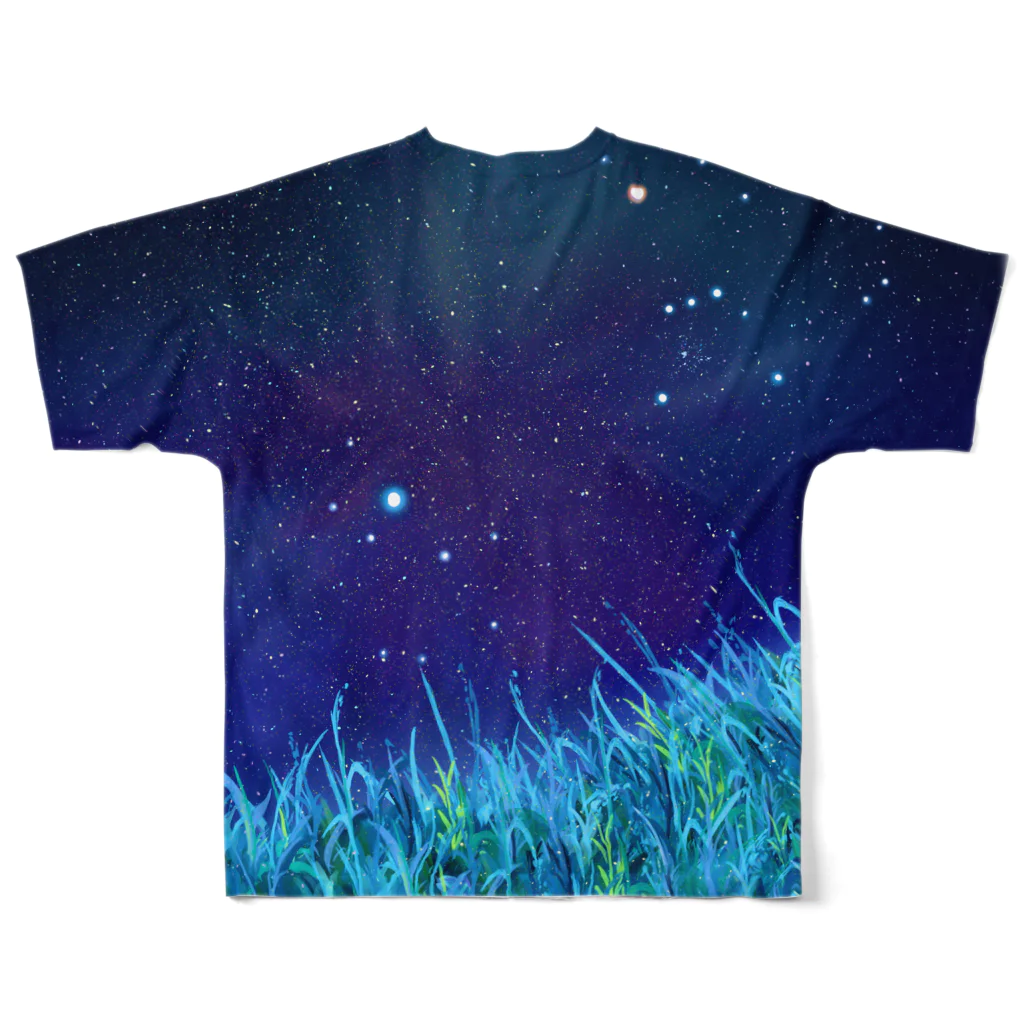 シリウスの匣の銀河鉄道のセスジスズメ All-Over Print T-Shirt :back