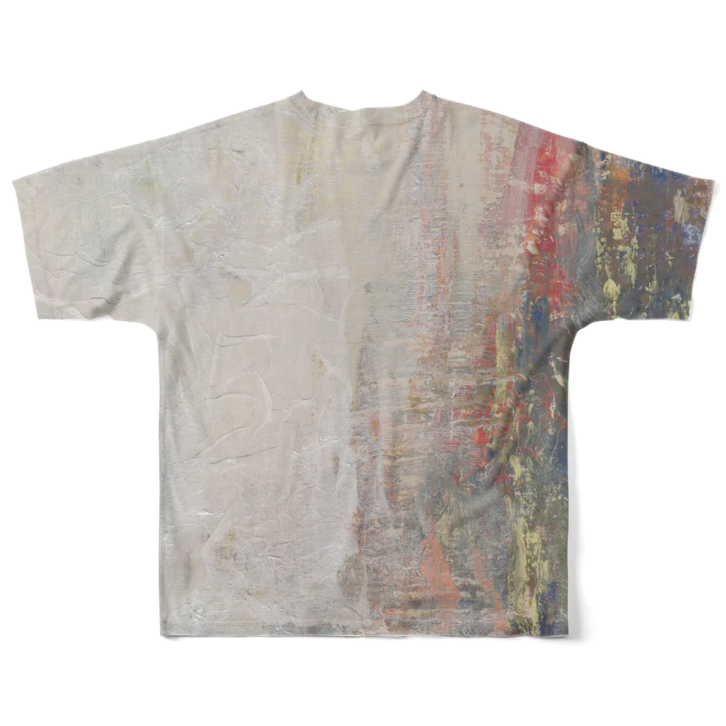 AbstractDiPのwall フルグラフィックTシャツの背面