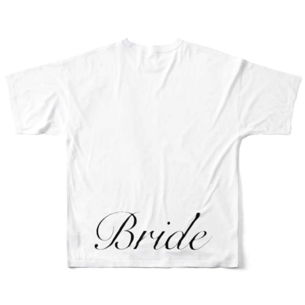 mimi_midoのBride All-Over Print T-Shirt :back