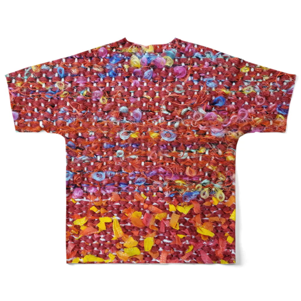 カヨラボ　スズリショップの夕焼け／カヨサトーTX フルグラフィックTシャツの背面