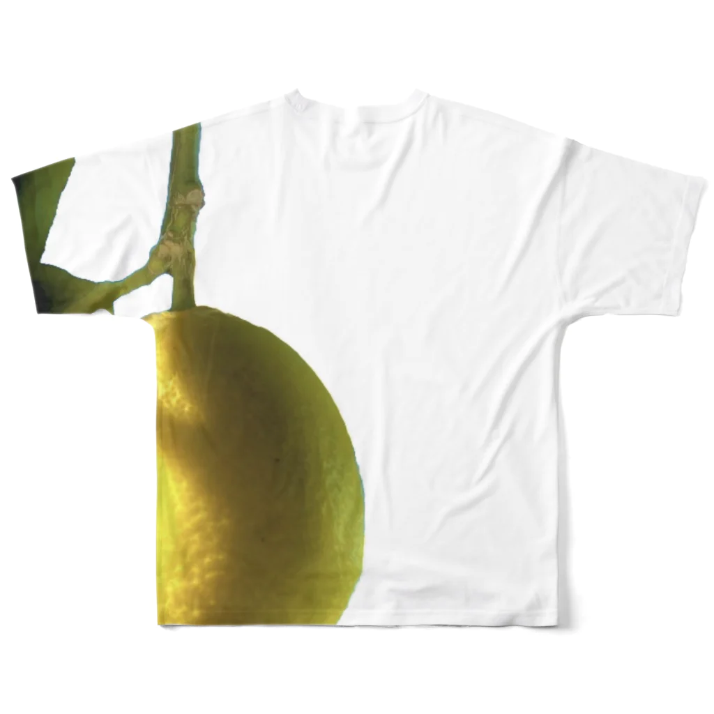ﾆｼｷｵﾘ🍋Collectionの熱海レモン🍋0 フルグラフィックTシャツの背面