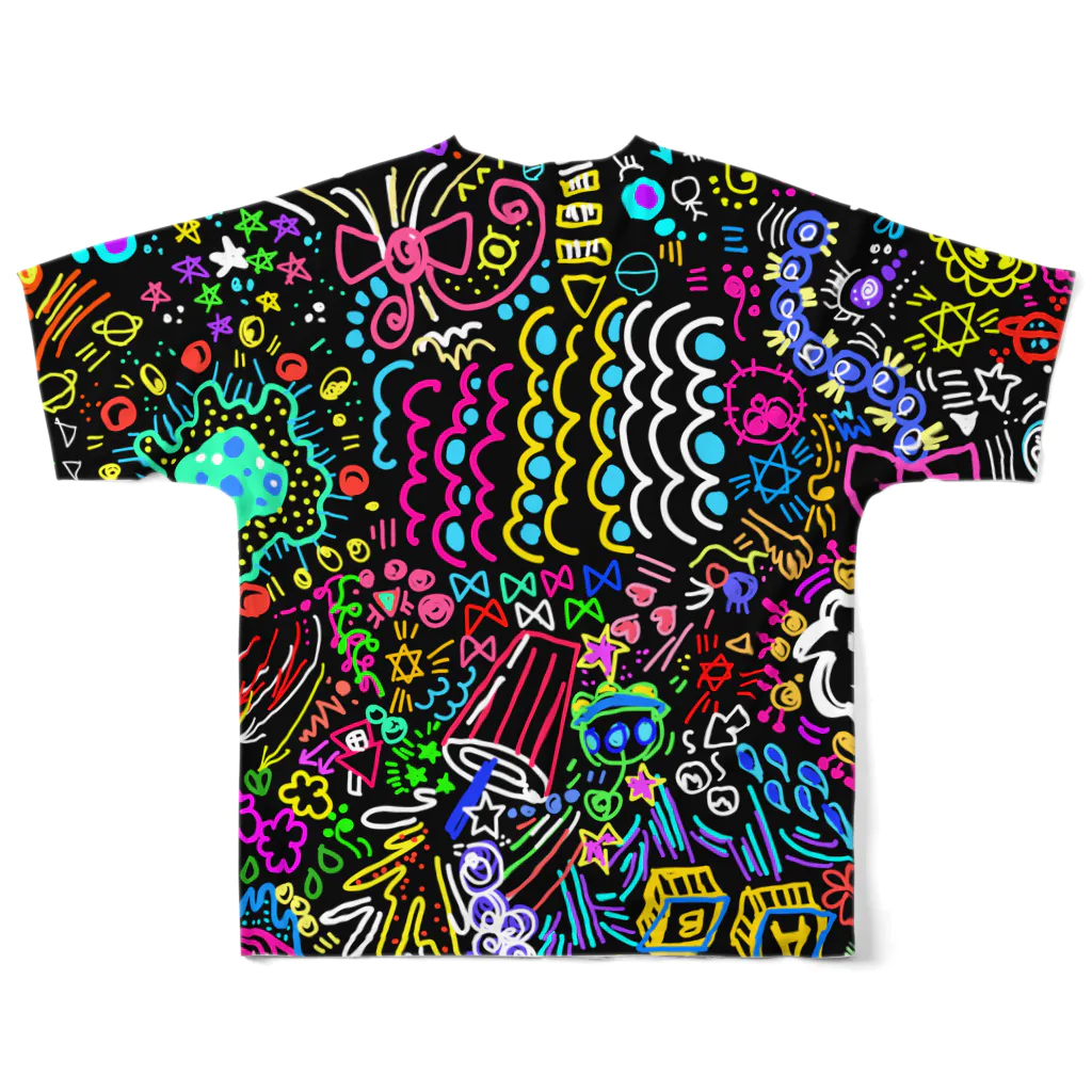 sugapeco.の〇〇〇 All-Over Print T-Shirt :back